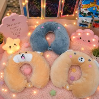 Almohada De Viaje Infantil oso cocker