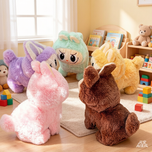 Labubu peluche camina sonido c/luz