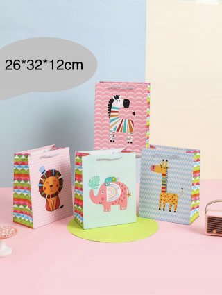 Pack 12u Bolsa de Regalo Infantil 26×32×12 cm