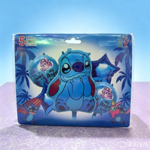 Set de globo 5pcs Stitch