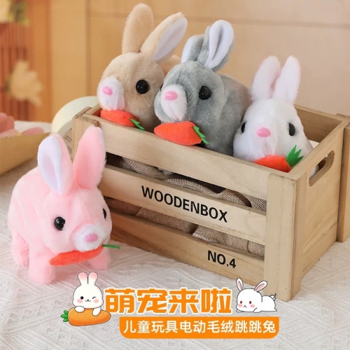 Conejo peluche camina con sonido