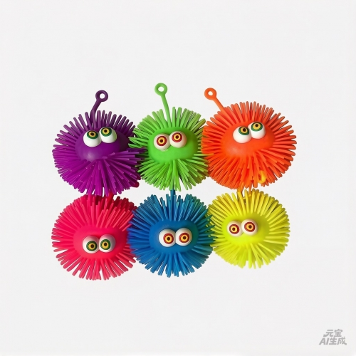 Squishy yoyo ojo grande antiestrés con luz