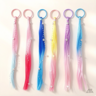 Cola pelo trenza estrella