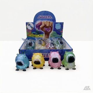 Caja x16u Squishy antiestrés capybara gel