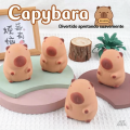 Caja x16u Squishy capybara antiestrés con harina
