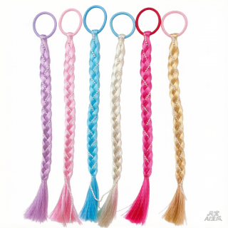 Colita Pelo Sintético Extensiones Trenza Fantasía Nena