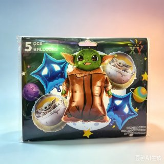 Set de globo 5pcs Baby Yoda
