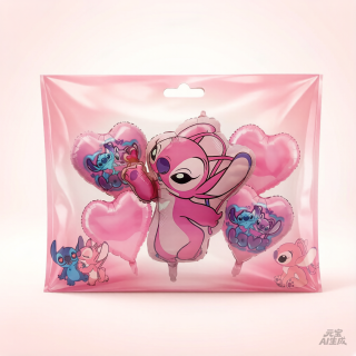 Set de globo 5pcs Stitch Angel
