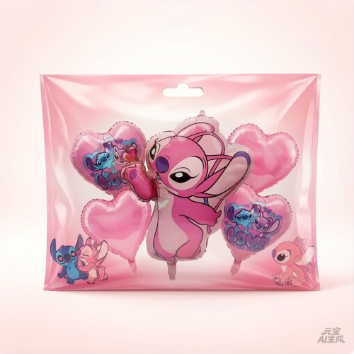 Set de globo 5pcs Stitch Angel