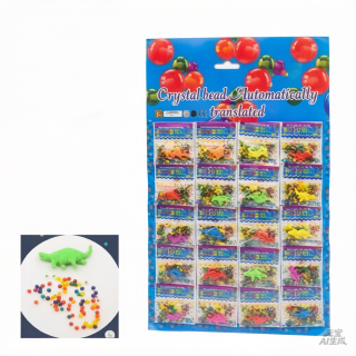 pelota agua bio gel + dinosaurio*20