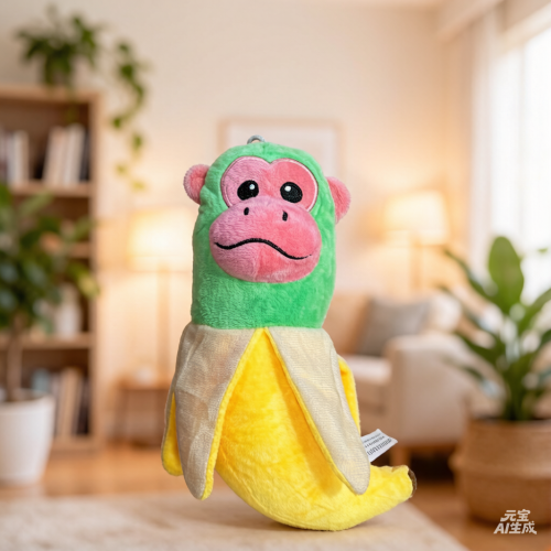 Peluche shimpanzinni bananini 8 pulgadas