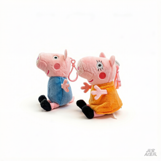 Llavero peluche peppa pig
