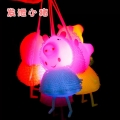 Caja x24u Squishy yoyo antiestrés peppa con luz