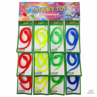 Pack 12 serpientes goma