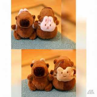 Llavero peluche capybara