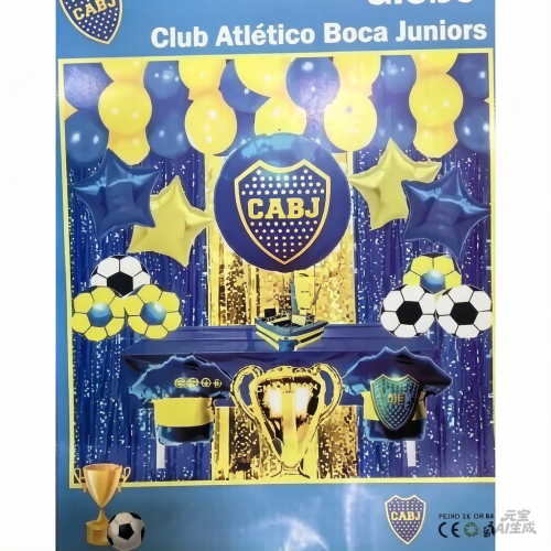 set de globo boca
