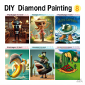 Kit Pintura Diamante Vario Personajes 13.5*22.7cm