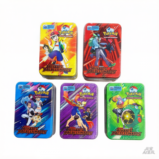 Lata carta de Pokémon 42 cartas
