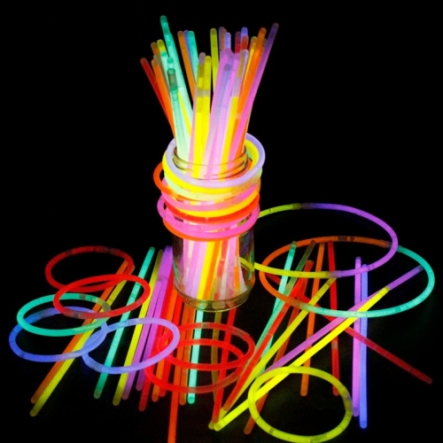 50 varitas led cotillón luminoso neon química