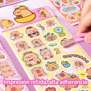 PACKx20 panchas sticker personaje impresion nitida