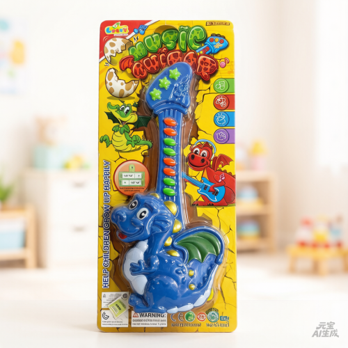 guitarra piano dinodaurio a pila