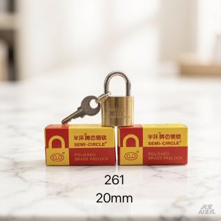 Candado Acero Bronceado COD 20mm