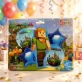 Set de globo 5pcs Minecraft