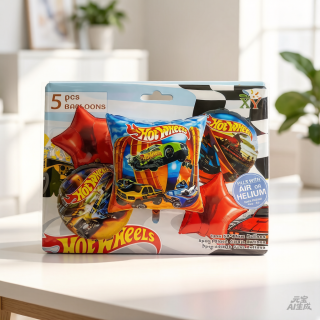 Set de globo 5pcs Hot wheels