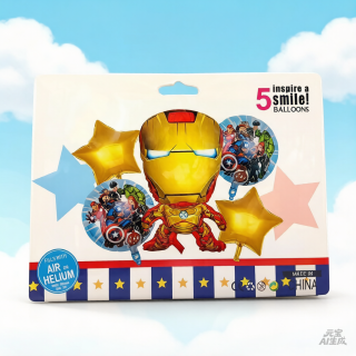 Set de globo 5pcs iron man