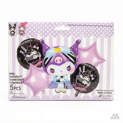 Set de globo 5pcs kuromi