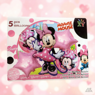 Set de globo 5pcs Minnie