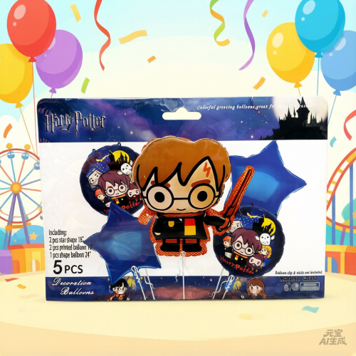 Set de globo 5pcs Harry Potter