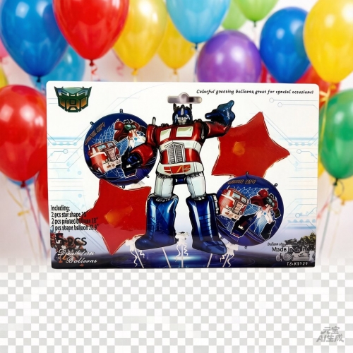 Set de globo 5pcs transformer