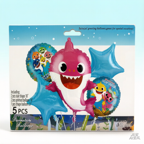 Set de globo 5pcs baby shark