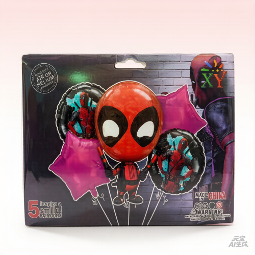 Set de globo 5pcs Deadpool