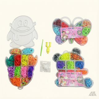 Set de hace pulsera gomitas con caja