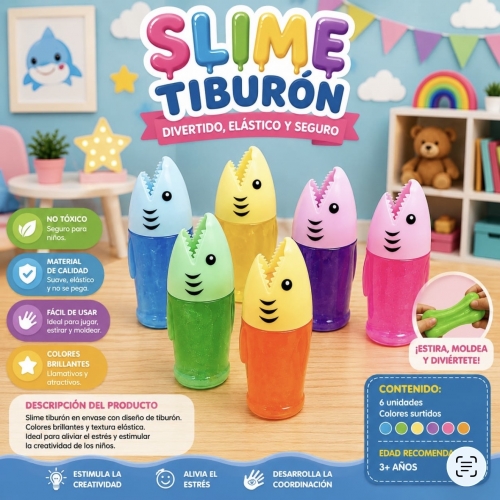 Slime Tiburon 18x6.5cm