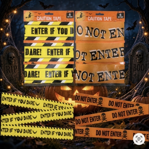 Cinta de Precaución Halloween 6m