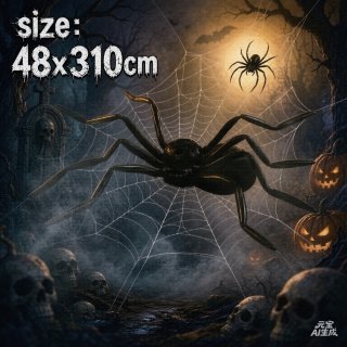 Globo Araña Halloween 48x310cm Globo Araña Halloween 48x310cm