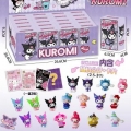 caja sorpresa de kuromi (3cartas y 1 llavero)