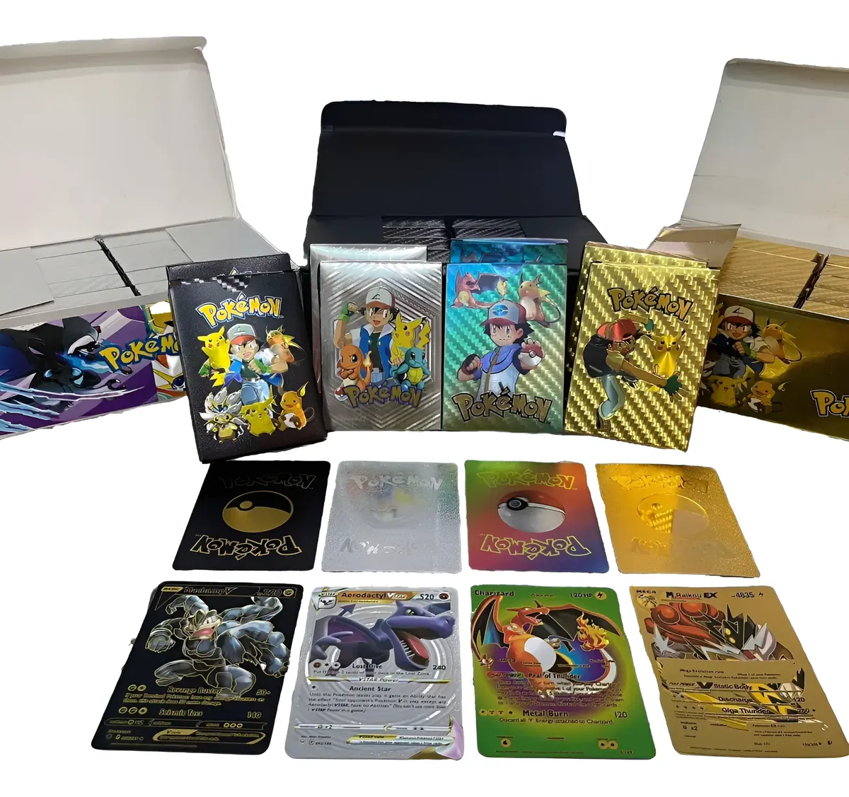 Carta de pokemon con brillo x55 cartas